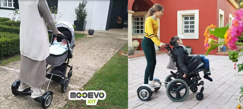 motorized baby stroller attachment