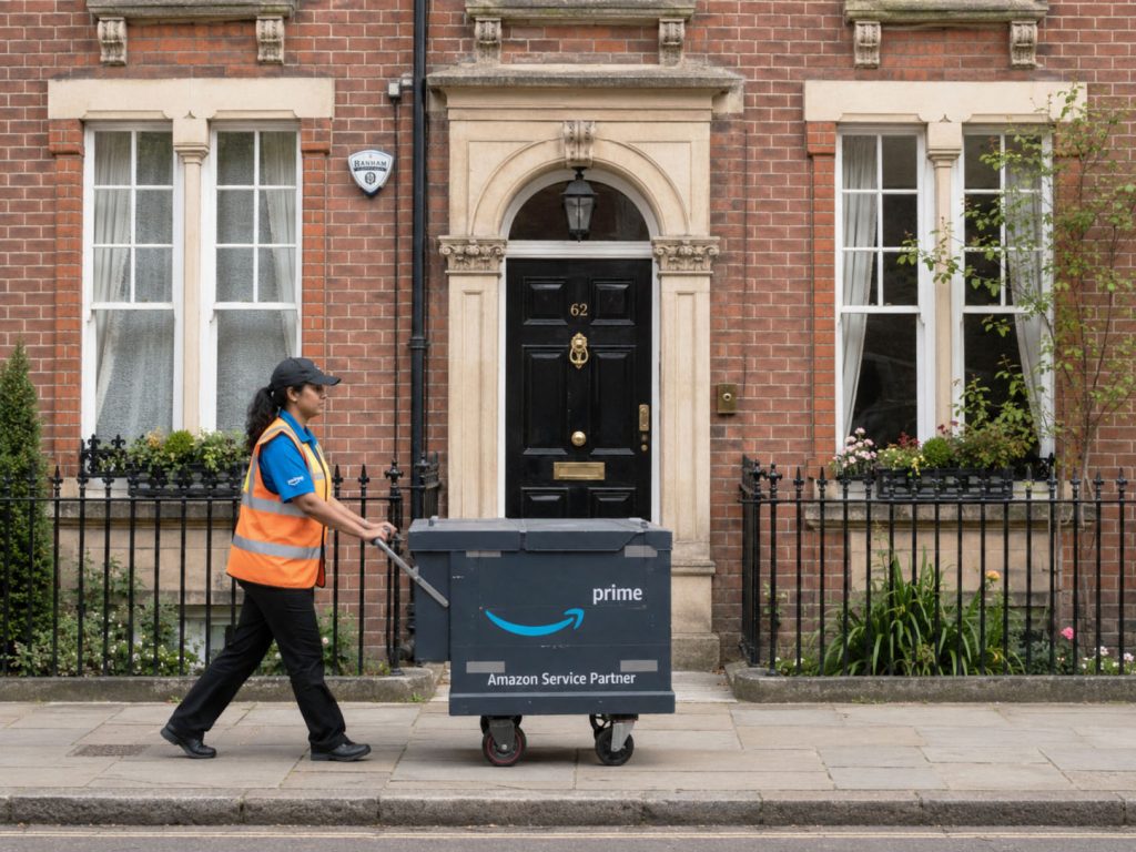 amazon delivery pushcarts uk