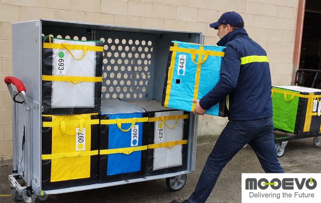 delivery trolley cart fot amazon sorting totes