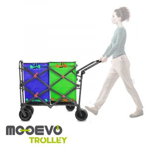 carrito plegable de reparto para 2 sacas de amazon mooevo trolley producto