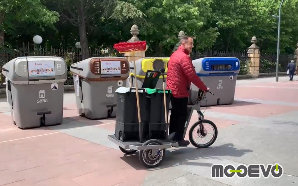 bicicleta electrica para barrendero limpieza viaria triciclos
