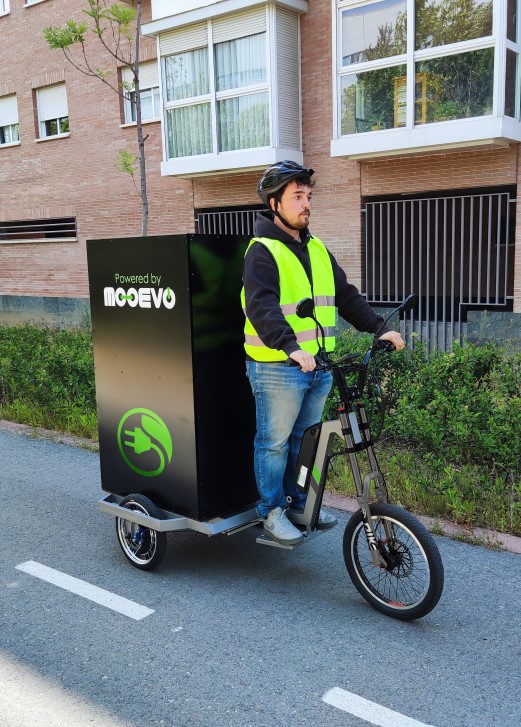 bicicletas electricas reparto urbano sostenible