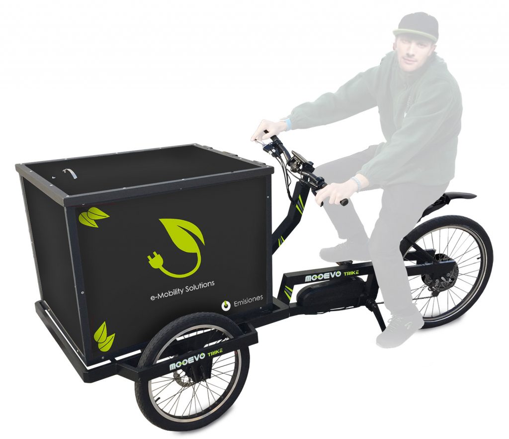 bicicleta de reparto con asistencia electrica