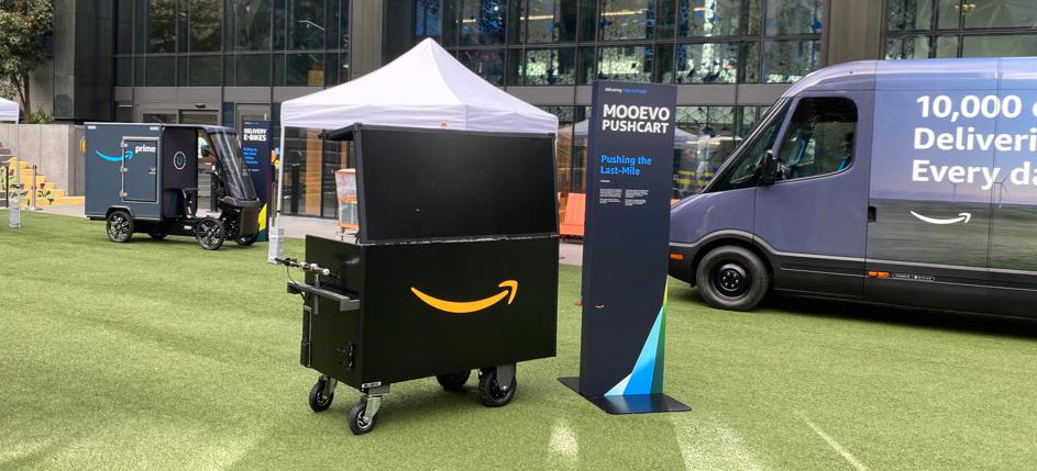 amazon electric pushcart delivering the future