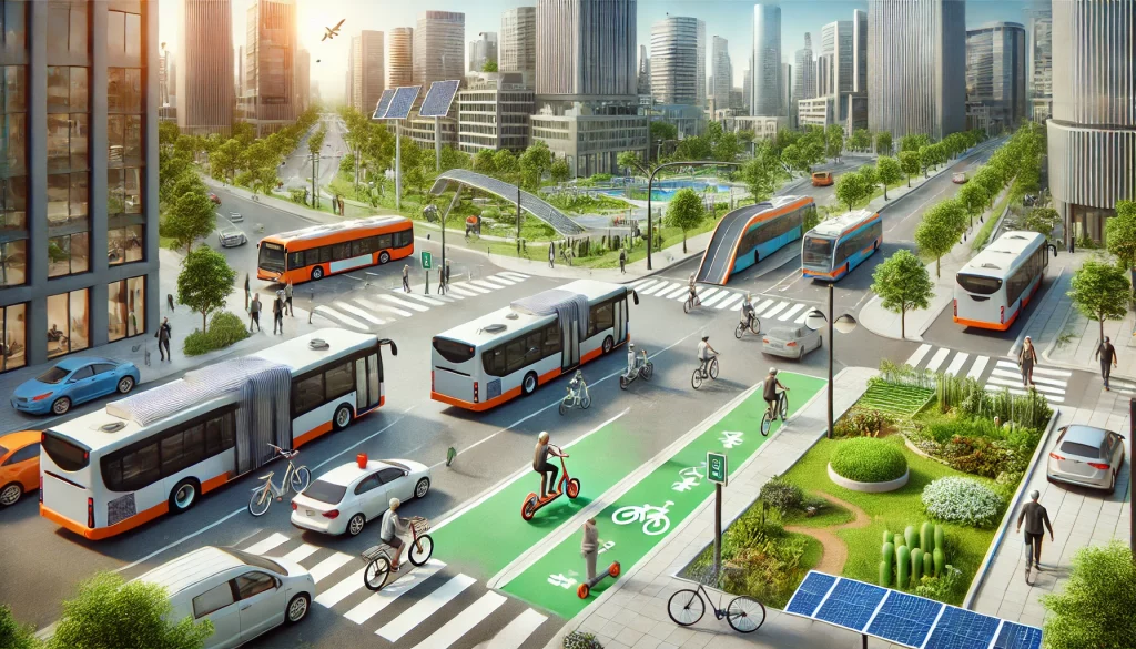beneficios tenemos al tener un sistema de transporte sostenible