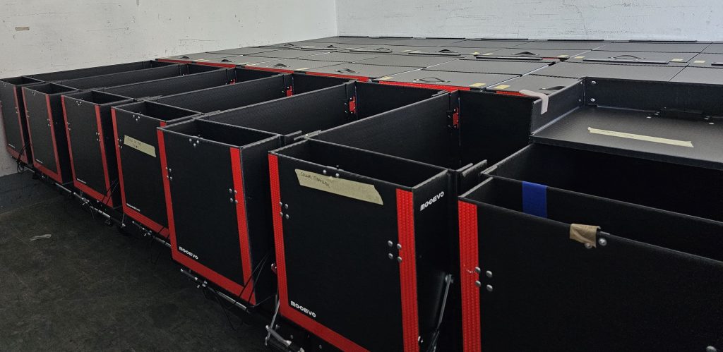 fabricantes carritos plegables de reparto polipropileno alveolar corrugado