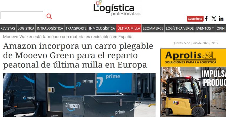 carrito repartidor amazon europa