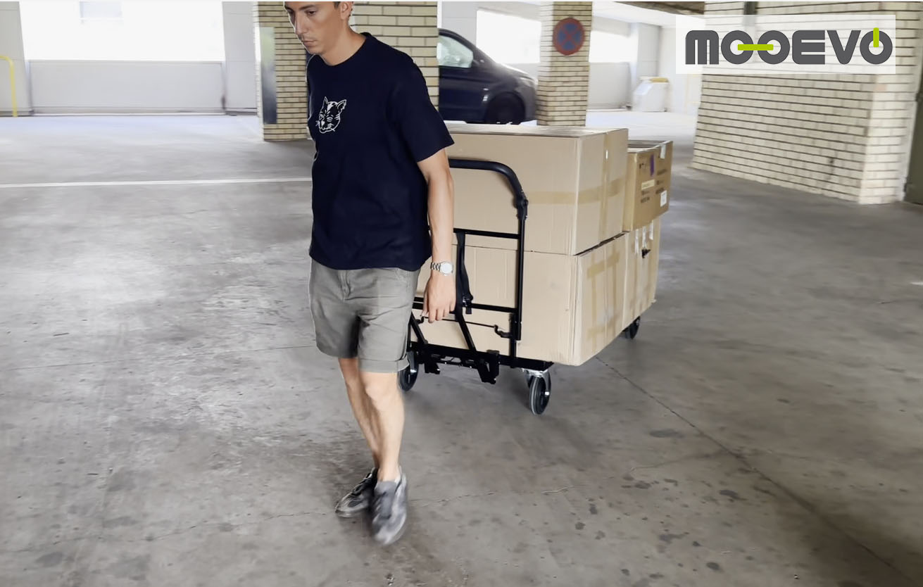 Cómo se llama el carrito que transporta cajas