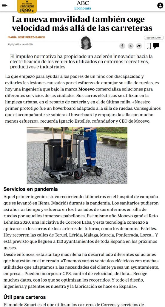 fabricantes españoles de movilidad electrica exportadores