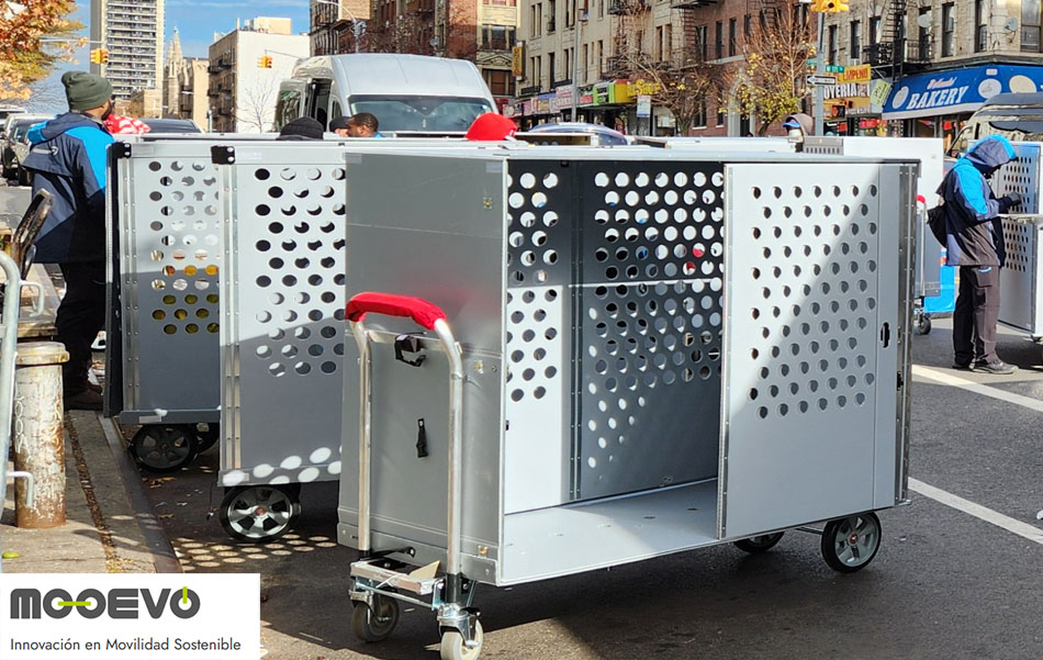 amazon new delivery cart nyc usa